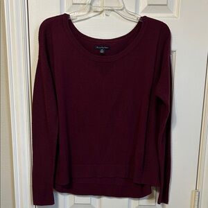 American Eagle Outfitters Burgundy Sweater Medium